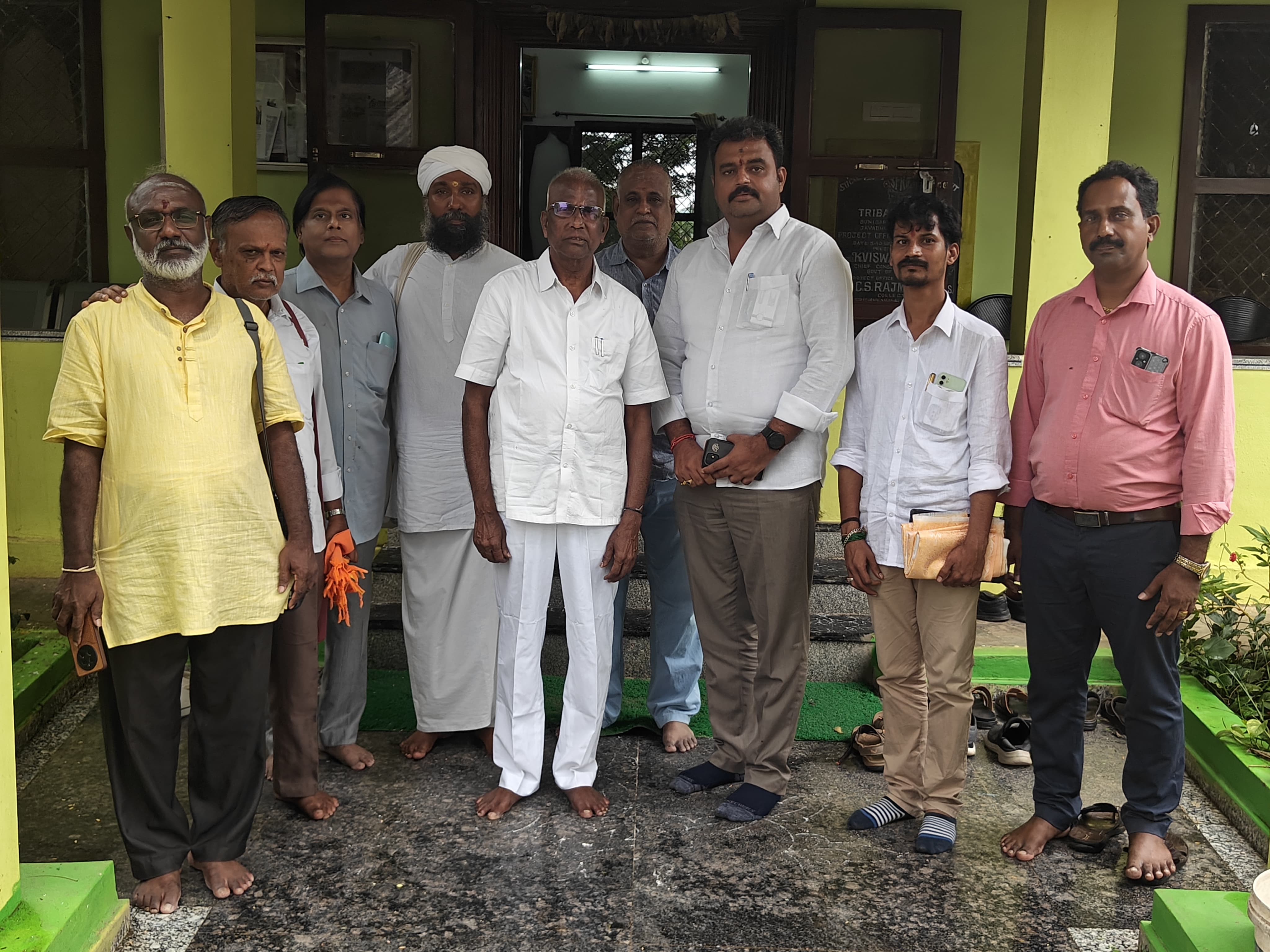 In Tribal welfare activities at Javadhu hills