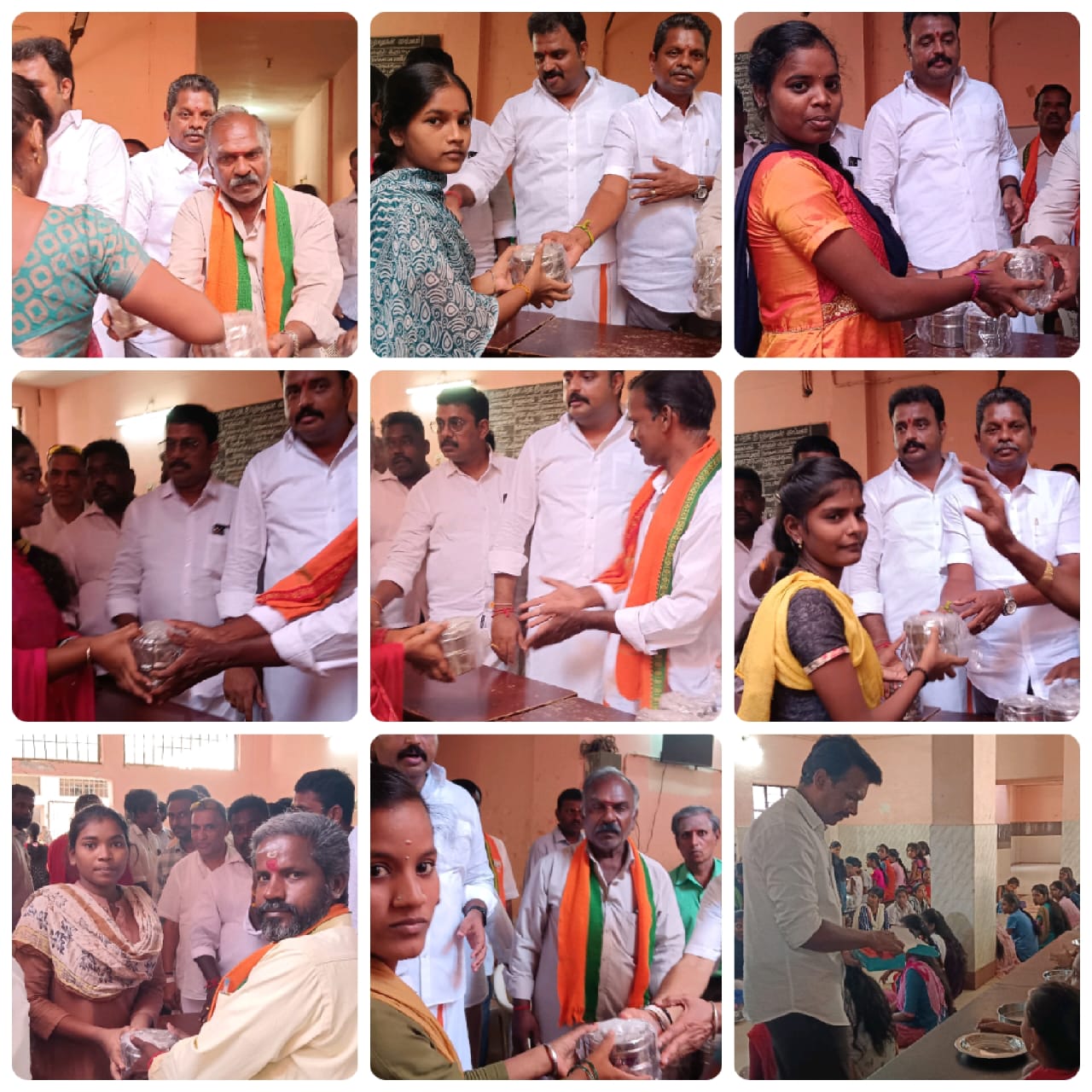 Providing meal and food carriers to Govt Home Children